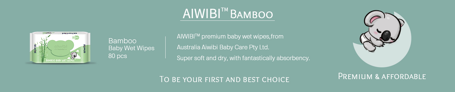 100% Bamboo Baby Wet Wipes 80 Pcs