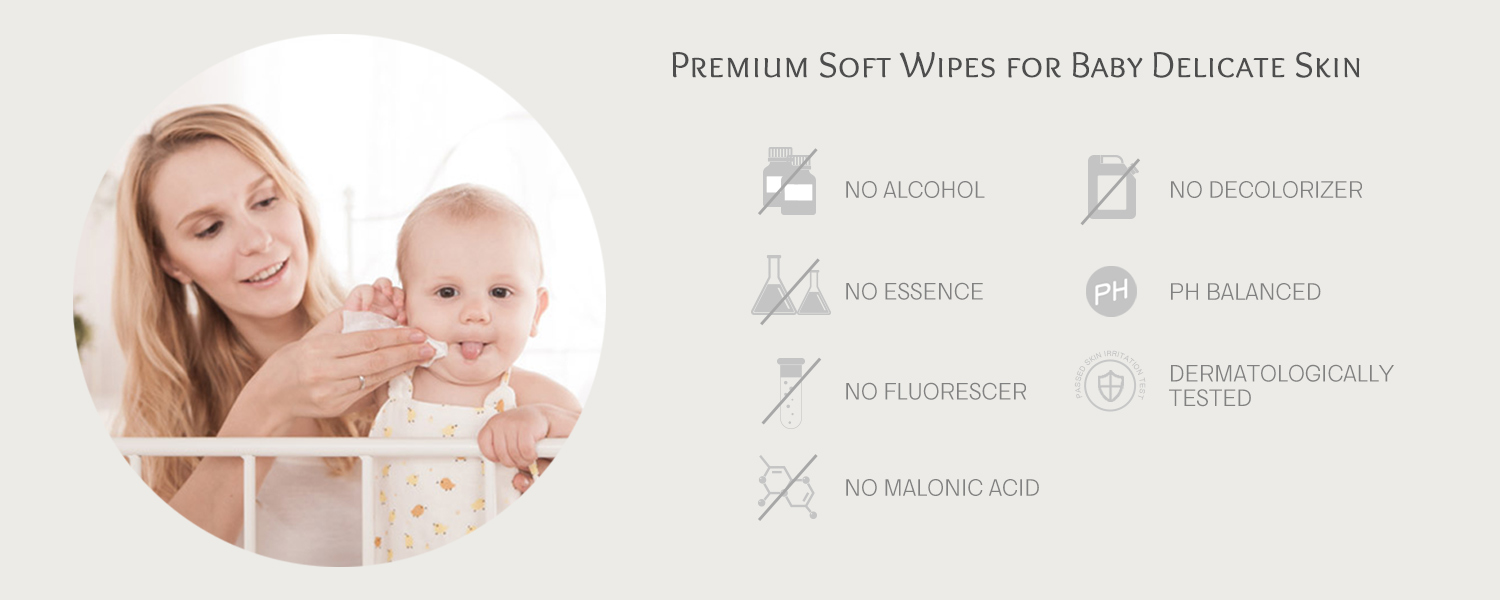 Chemical Free Baby Wet Wipes