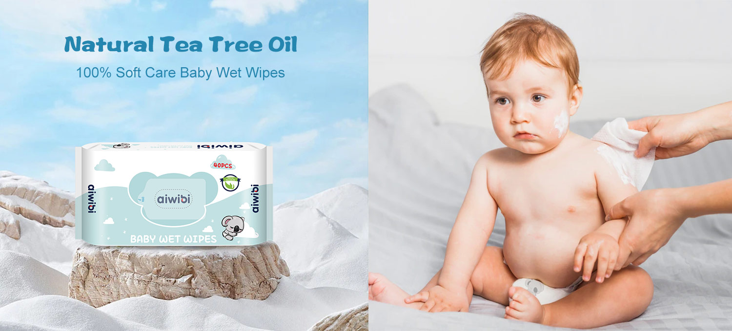 100% Soft Care Premium Baby Wet Wipes 40 Pcs