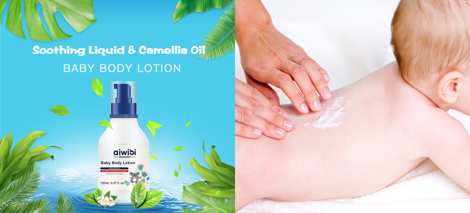 Fresh And Not Greasy Natural Camellia Seed Baby Body Lotion