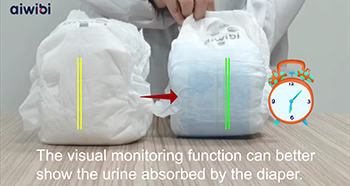 AIWIBI Baby Diapers & Baby Pants' Wetness Indicator